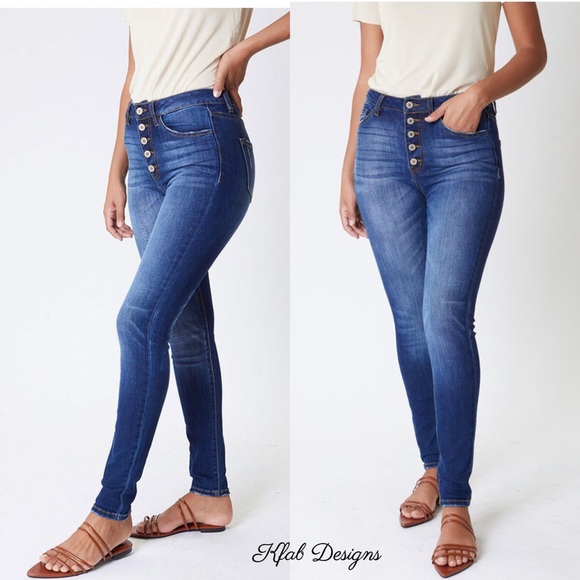 KanCan Denim - ❤️LAST KANCAN High Rise Button Fly Curvy Fit Jeans